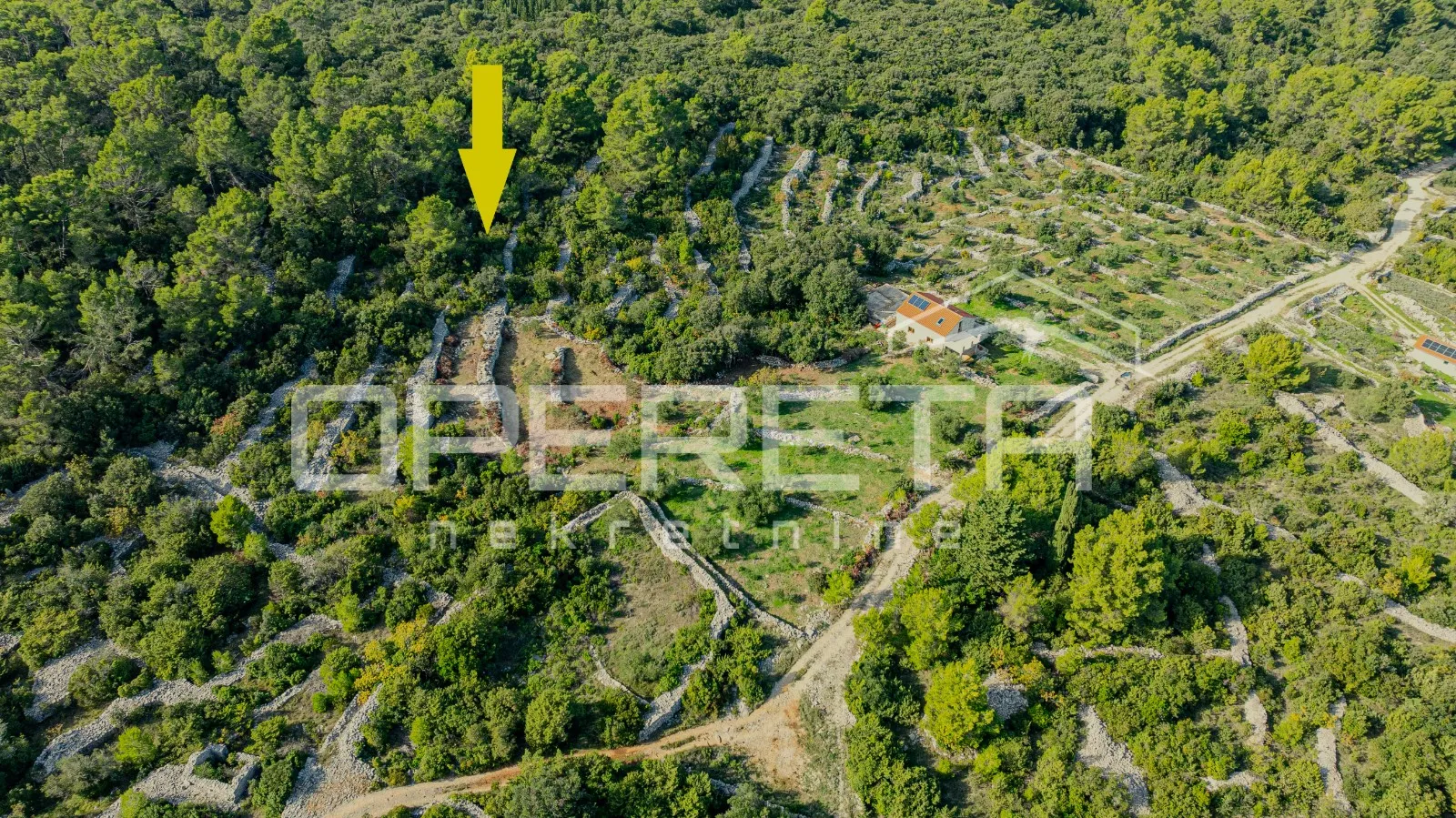 poljoprivredno zemljište od 3050 m2 s maslinama i suhozidima - slika 15