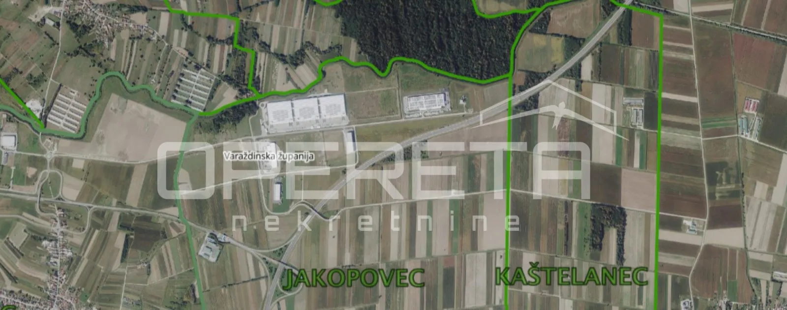 Industrijsko zemljište od 75.000 m2 s prilazom na auto cestu.