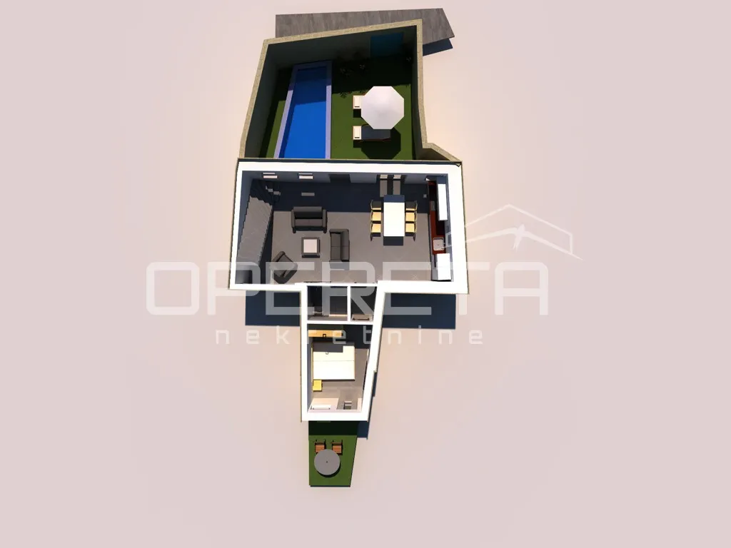 tisno, moderna kuća 168m2 - novogradnja u samom centru - slika 12