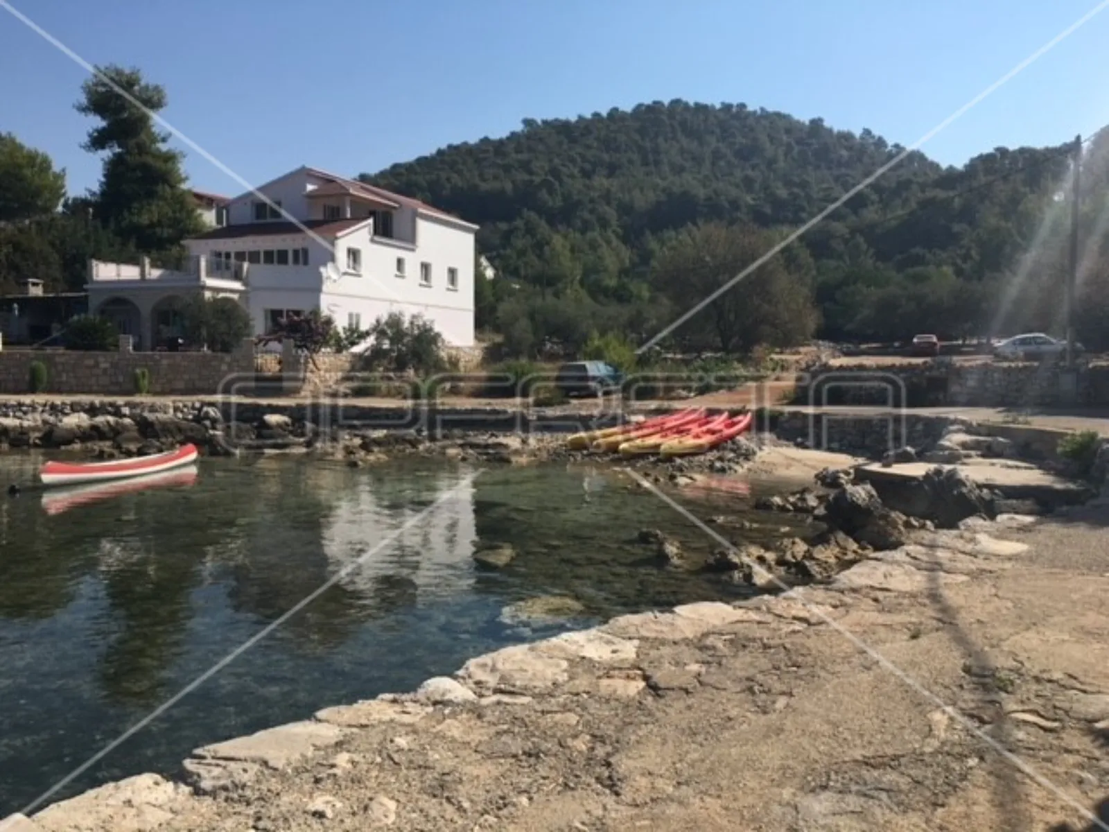 zemljište s projektom za vilu, 1. red do mora, uvala gršćica - slika 3