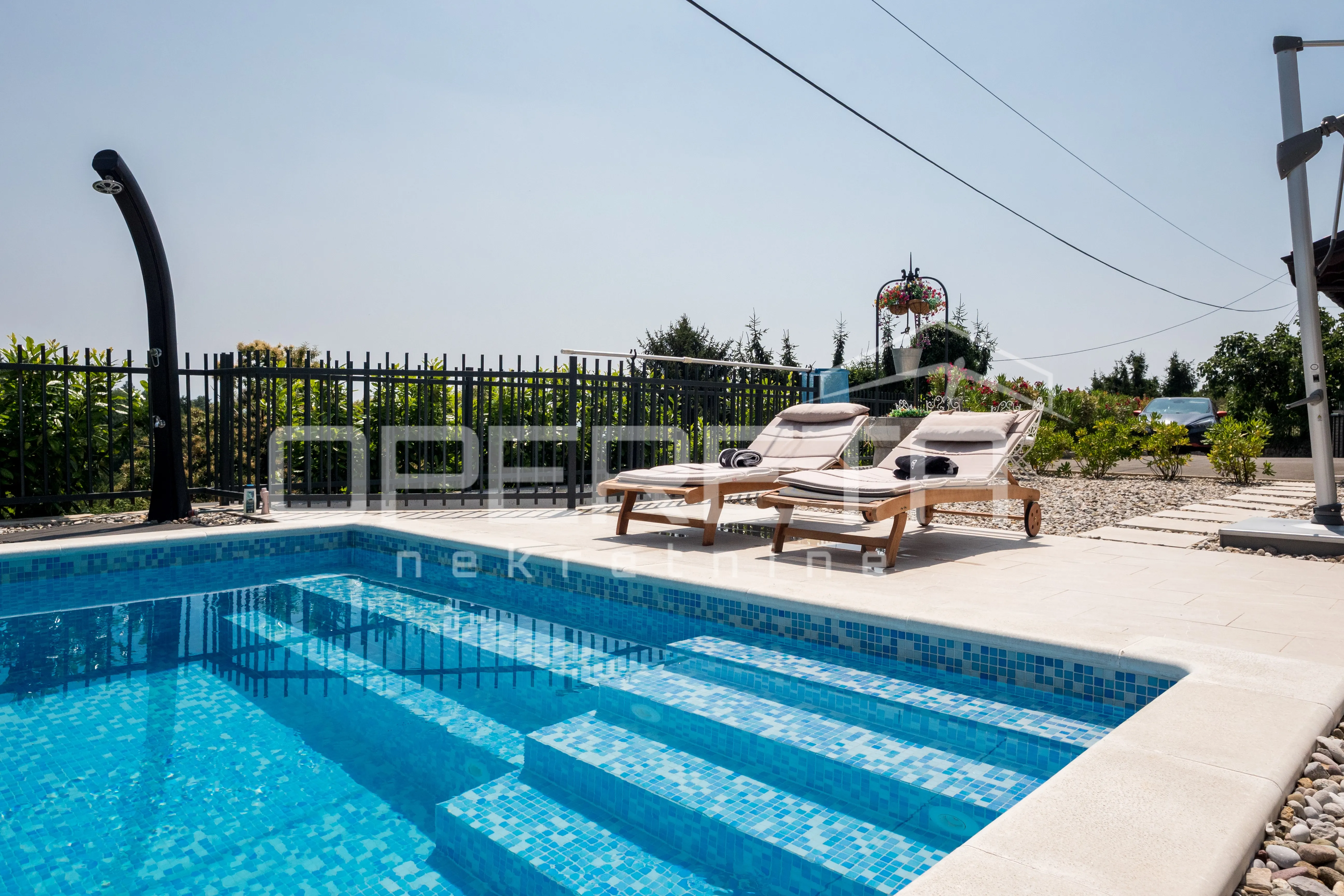 ičići – luksuzna vila s panoramskim pogledom na more, grijanim bazenom, spa zono - slika 3