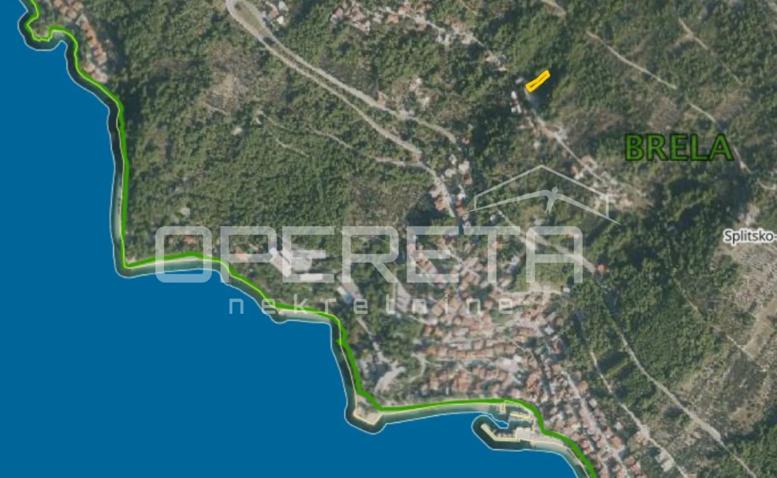 brela – građevinsko zemljište 451 m² s panoramskim pogledom - slika 2