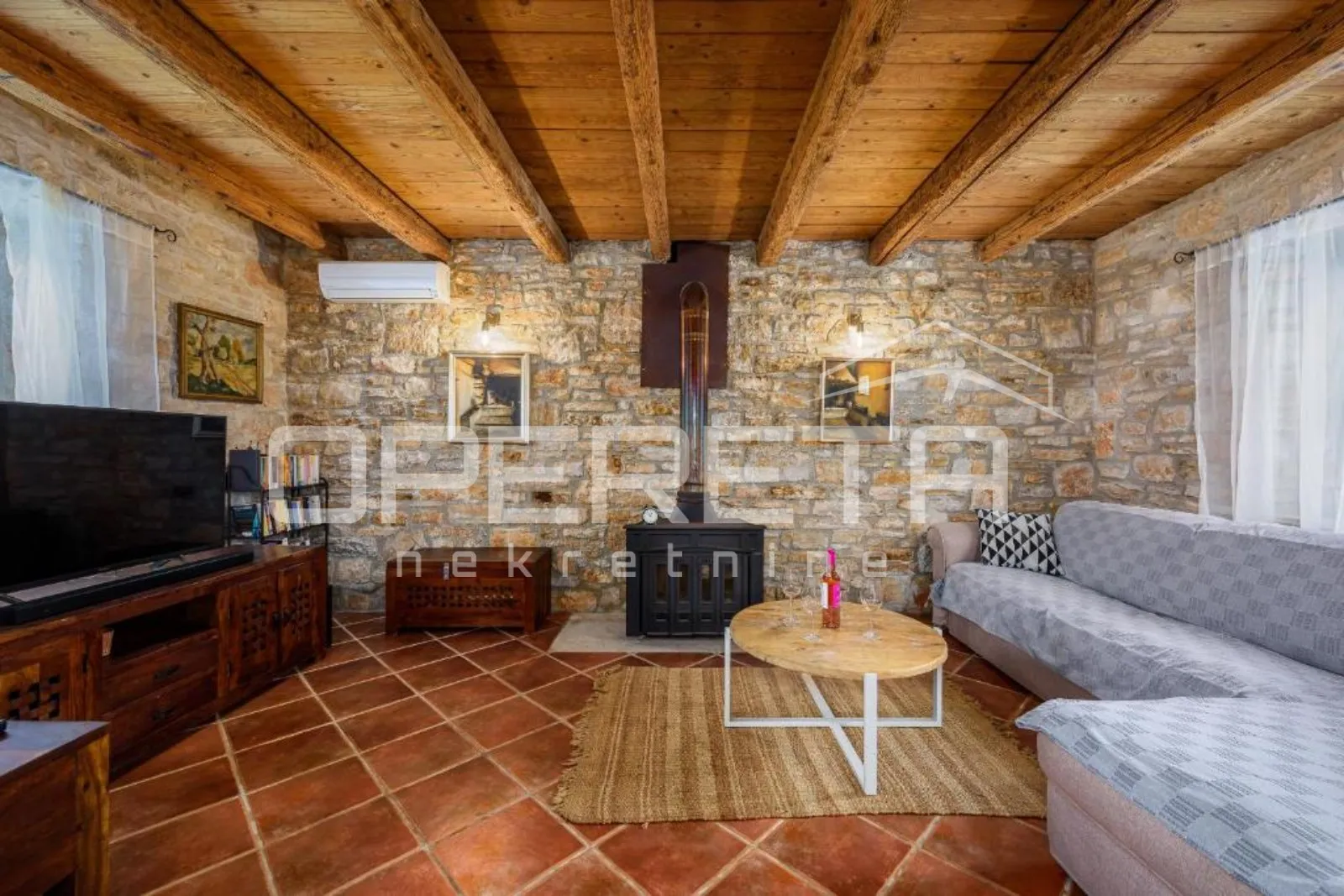 istra, sveti lovreč - kamena kuća s bazenom - slika 6