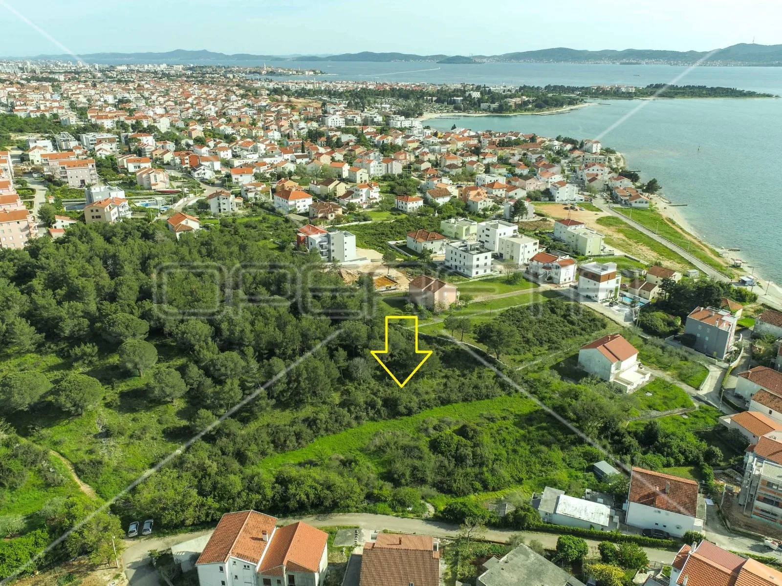 investicija, zemljište stambene namjene, pogled, 3.431 m2, diklo-zadar - slika 2
