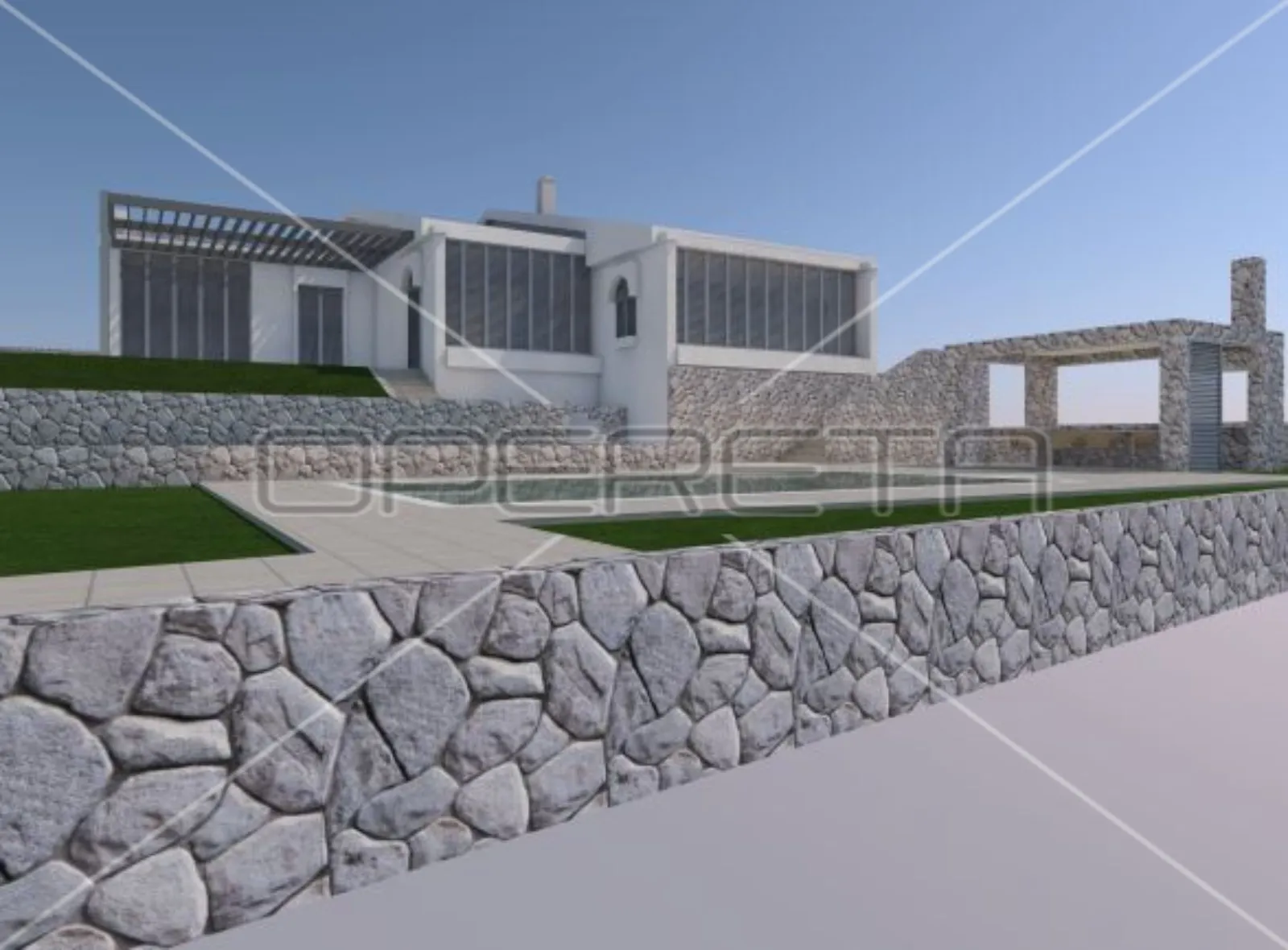 unikatna vila sa čarobnim pogledom u njivicama, krk - slika 15
