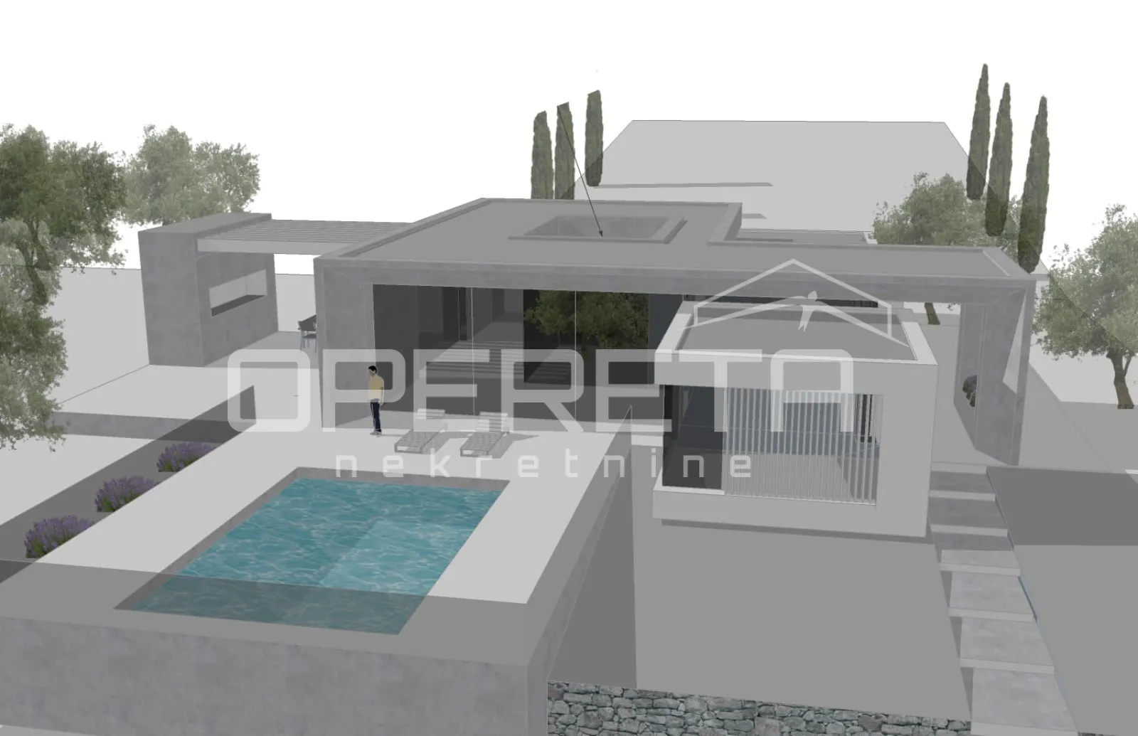 roh-bau kuća s bazenom i wellness zonom u srcu prirode, nadomak splita, 220 m2 - slika 10
