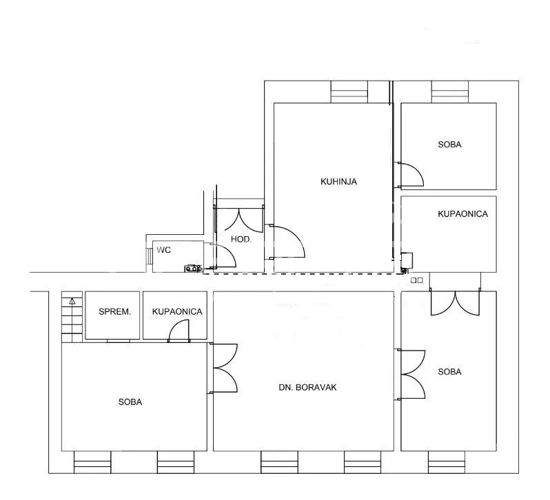 prodaja, stan, centar, preradovićeva ulica, 4s, 103m2 - slika 13