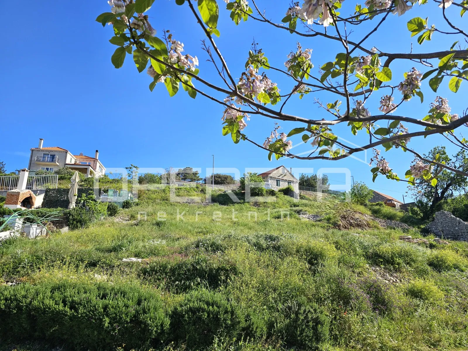 nerežišća, brač, građevinsko zemljište s pogledom, 450m2 - slika 20
