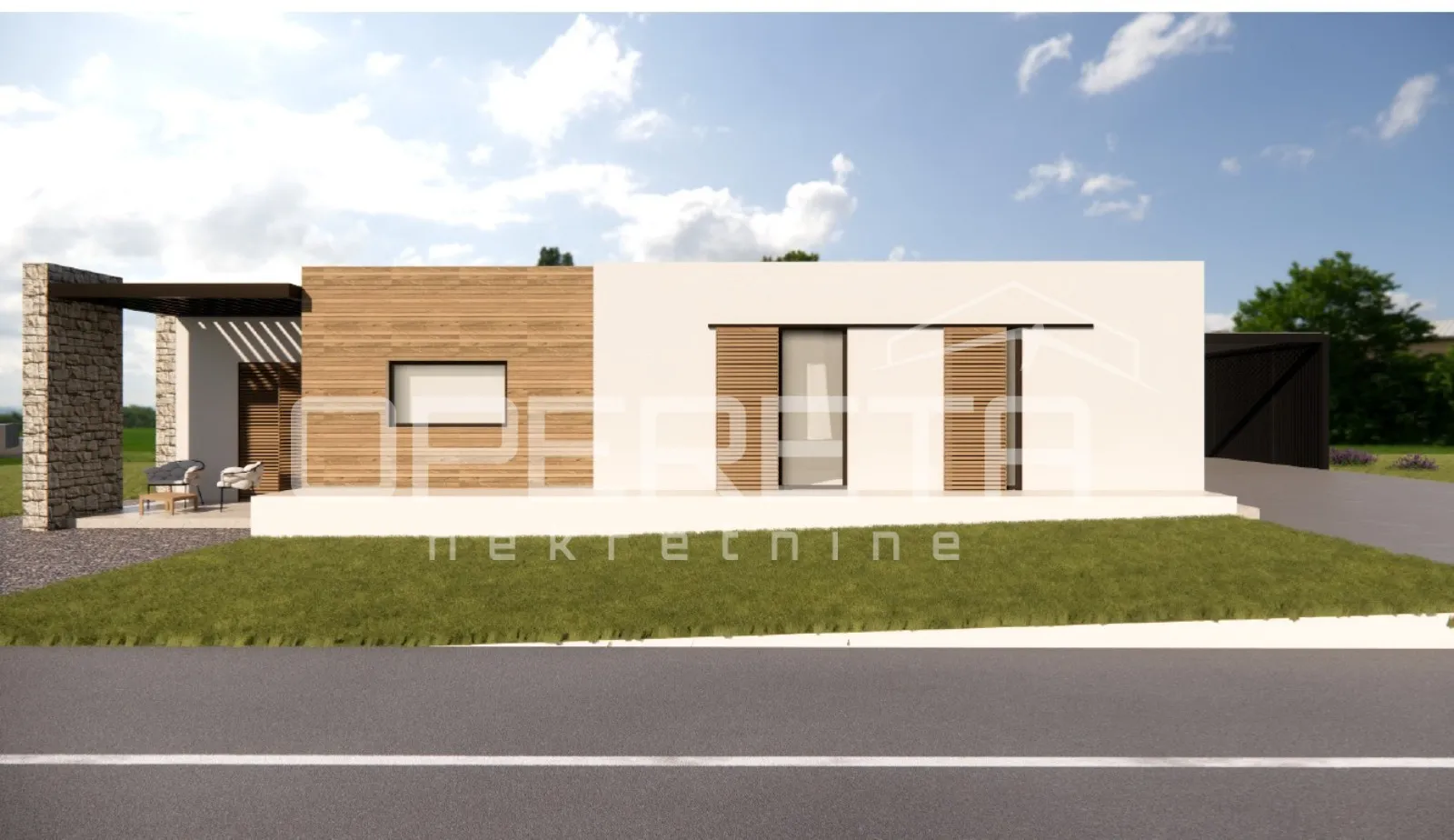 vižinada – okolica, građevinsko zemljište 735 m² s projektom - slika 6