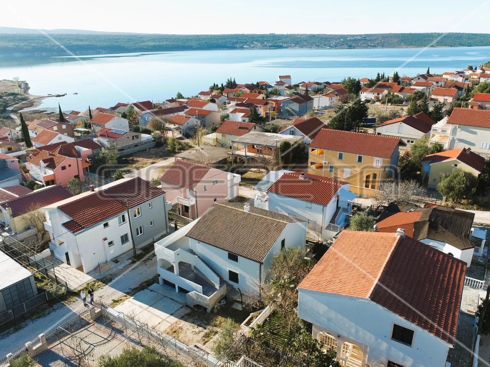 kuća s 2 stana, garaža, pogled, 300 m od mora, kruševo, 233 m2, - slika 9