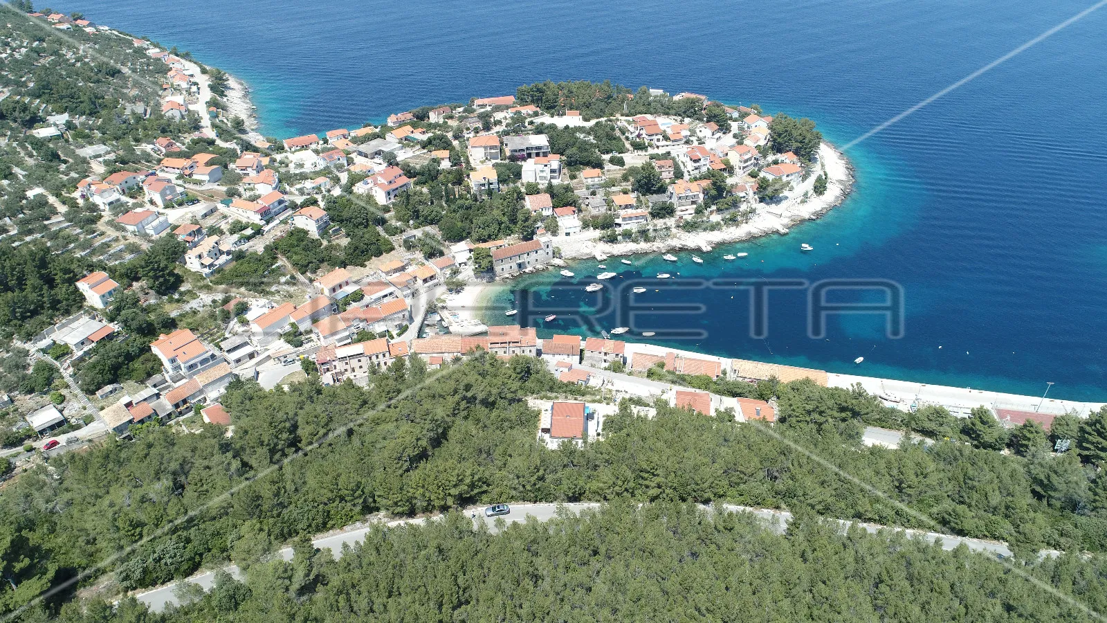 građevinsko zemljište s pogledom na more, 420 m2, prigradica - slika 15