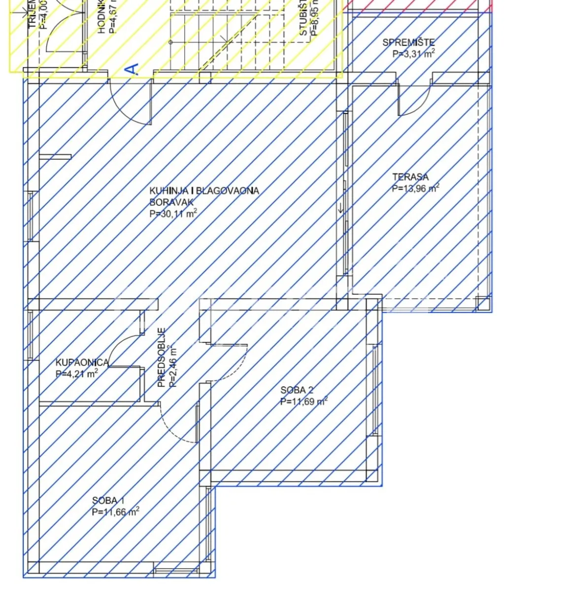 moderan dvosoban stan s pogledom na more, prizemlje, 75 m², pag - slika 17