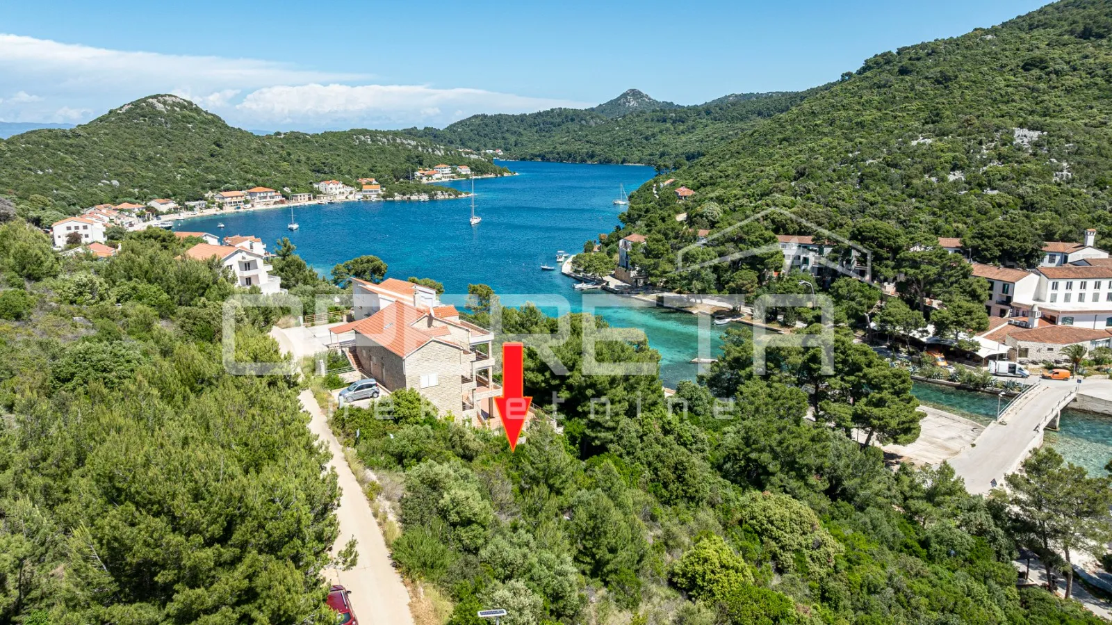 građevinsko zemljište 430 m2 s pogledom na more, lastovo - slika 13