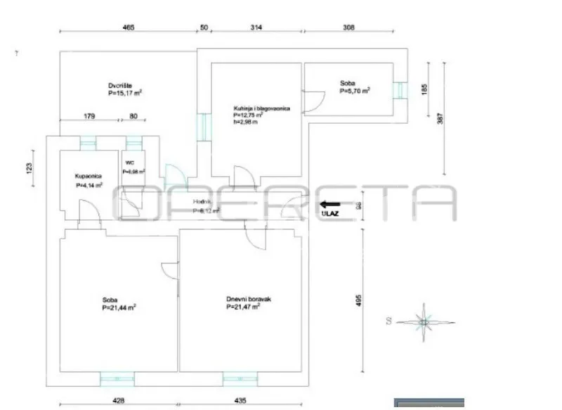 prodaja, stan, centar, gundulićeva, 3,5s, 79m2 - slika 15