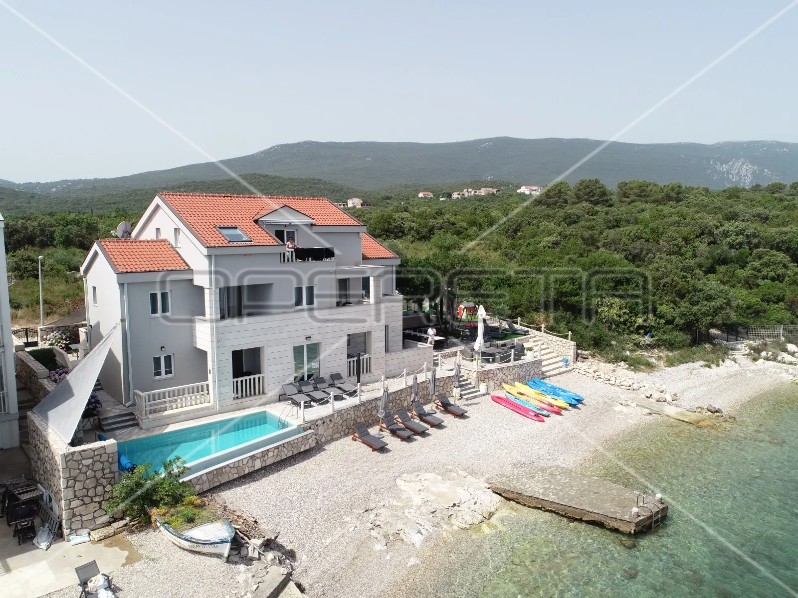Luksuzna vila 320m2, privatna plaža, Pelješac, okolica Dubrovnika, najbolja EU v - Sreser