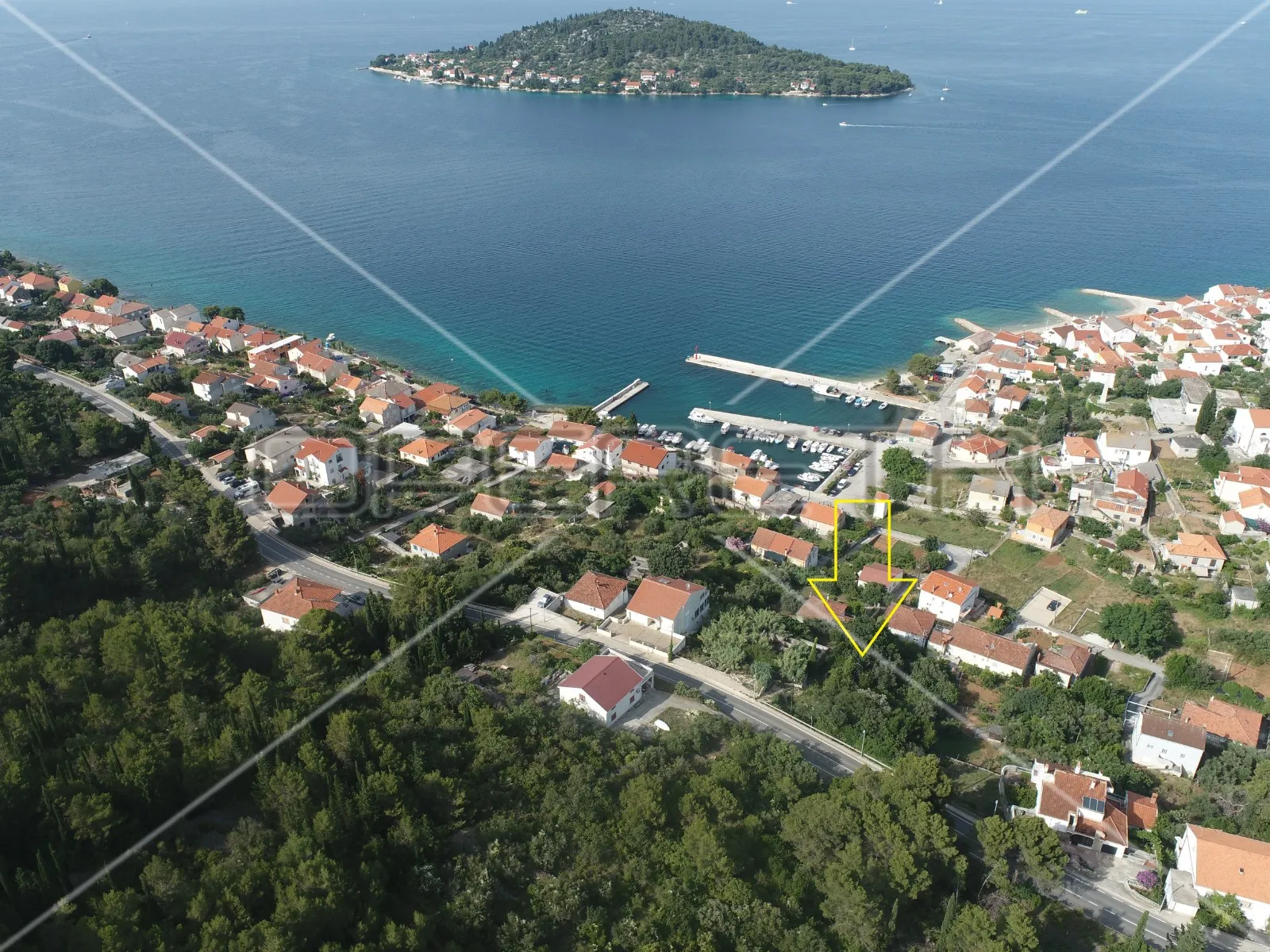 građevinsko zemljište, 130 m do mora, površina 426 m2, kali, ugljan - slika 3