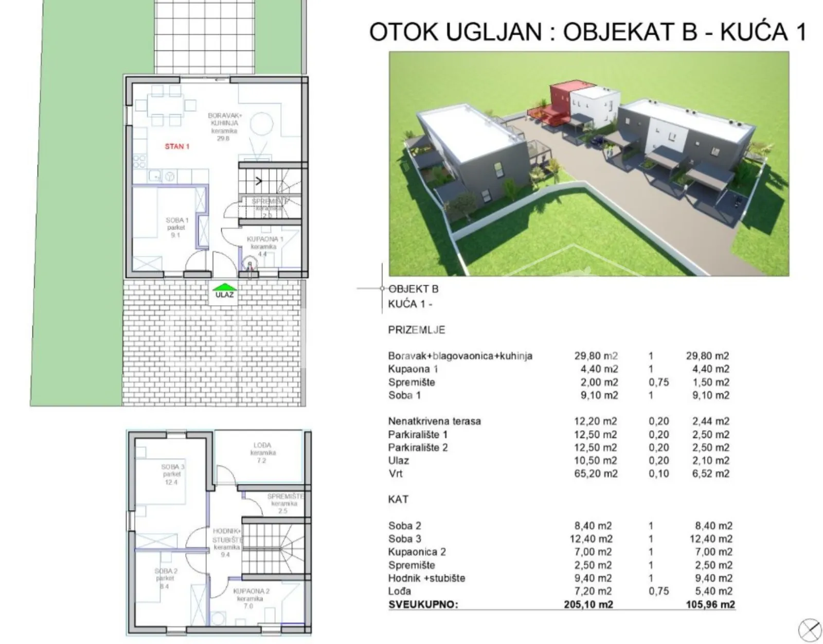 prodaja, kuća, preko, štrokova bb, kuća u nizu, 106m2 - slika 12