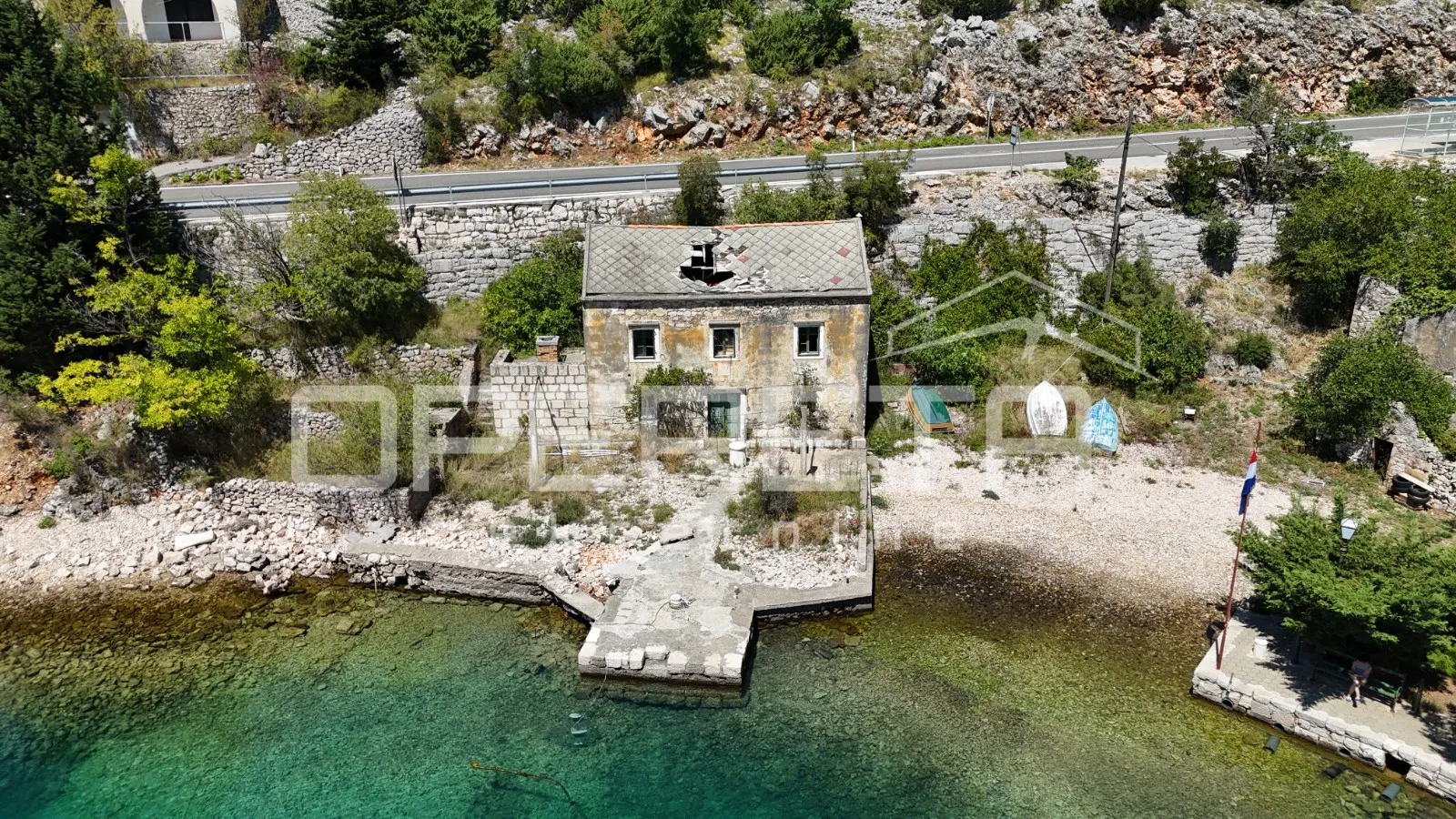 kamena starina za adaptaciju u prvom redu do mora, starigrad paklenica - slika 14