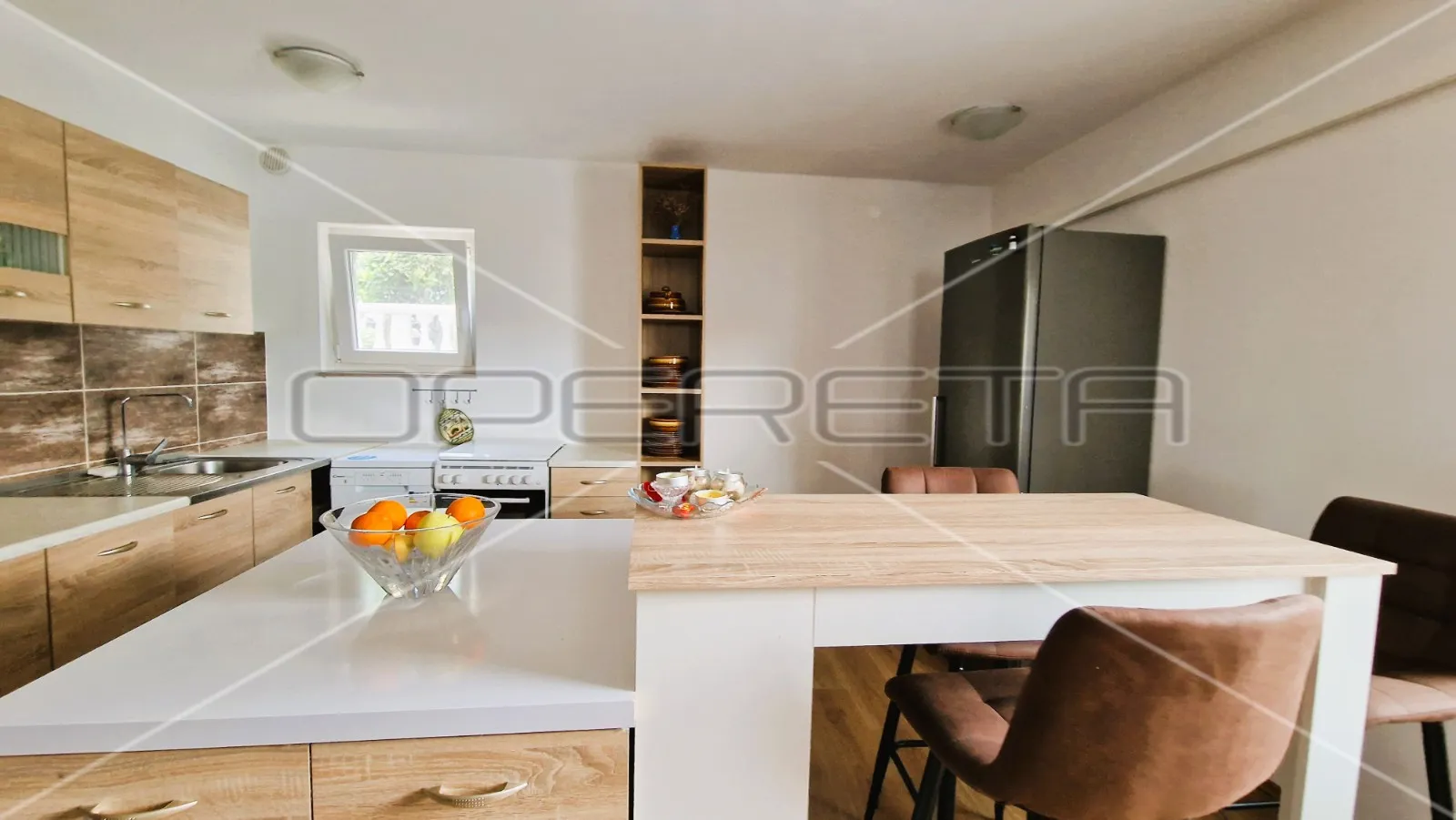 kuća s 2 stana, garaža, pogled, 300 m od mora, kruševo, 233 m2, - slika 4