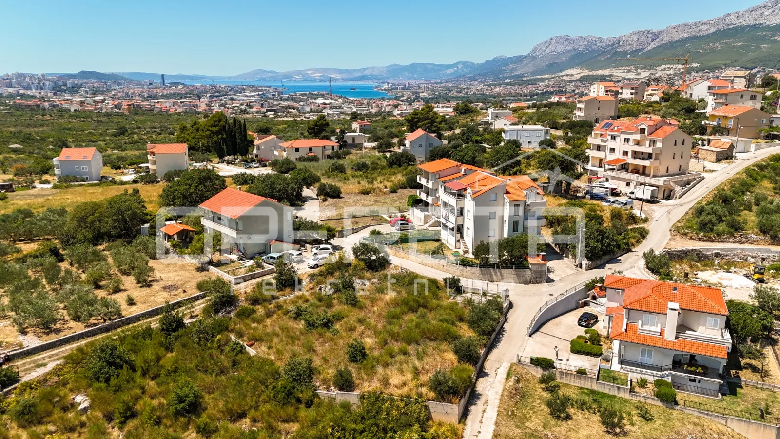 građevinsko zemljište s pogledom na more, mravince, solin kod splita - slika 23