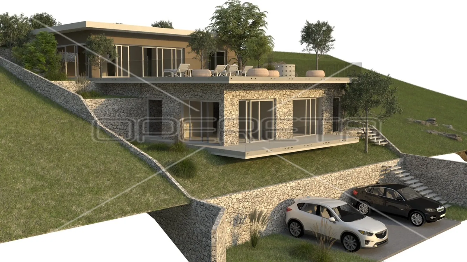 građevinsko zemljište vinišće- marina, 671m2 - slika 3