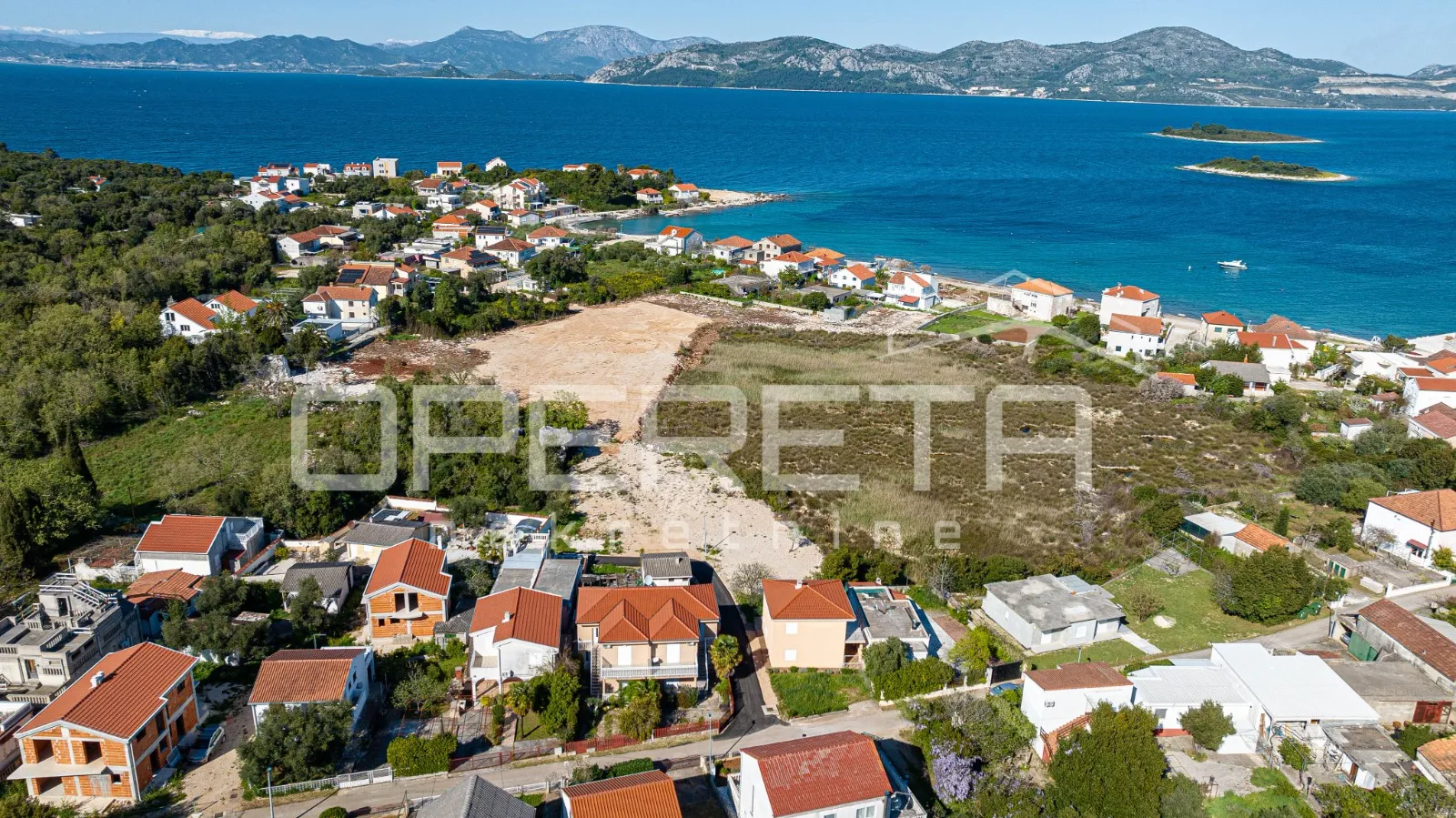 Građevinsko zemljište 1000 m2 s pogledom na more – Pelješac - Sreser