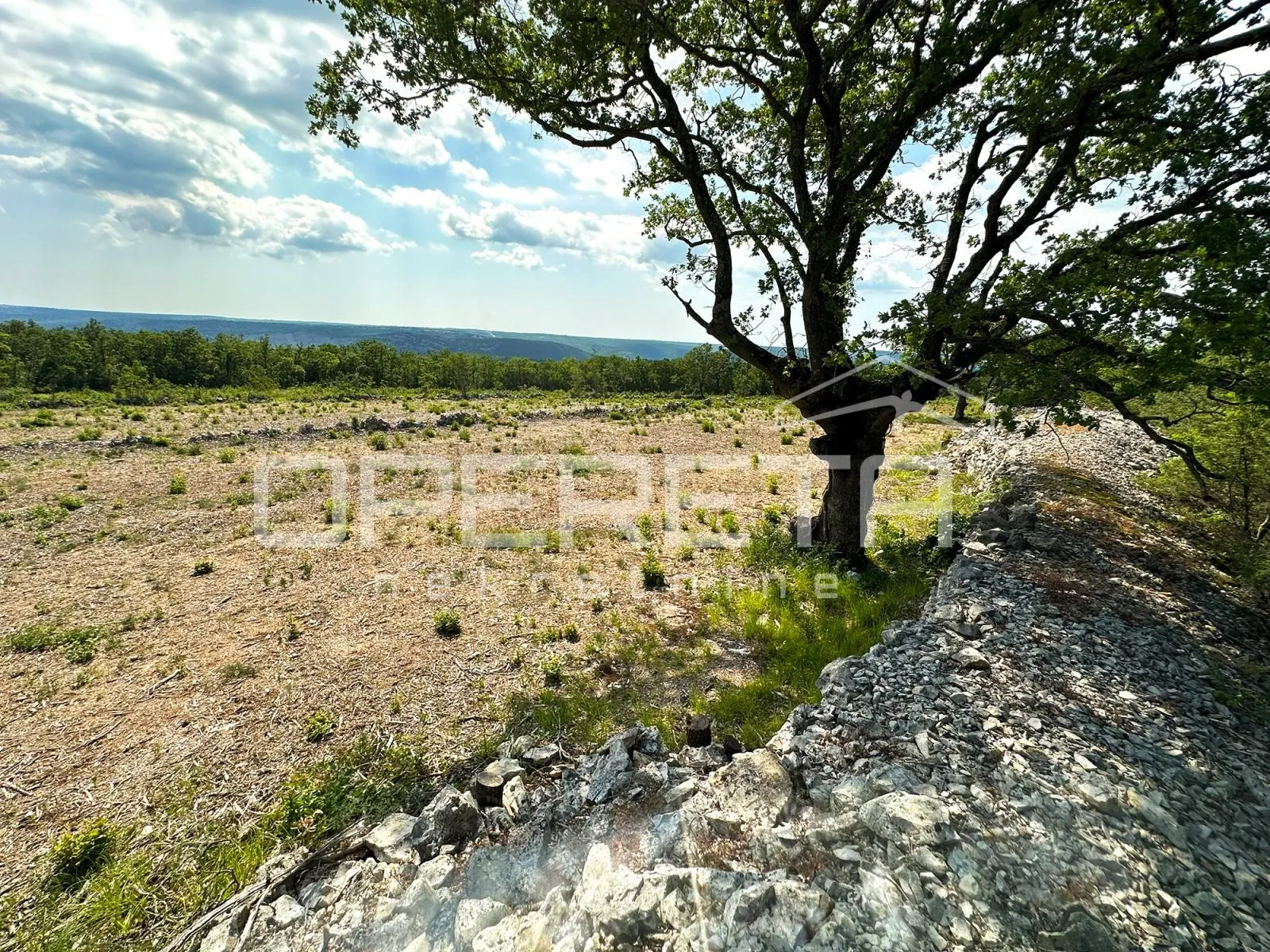 prostano građevinsko zemljište s pogledom na more 8600m2 - slika 3