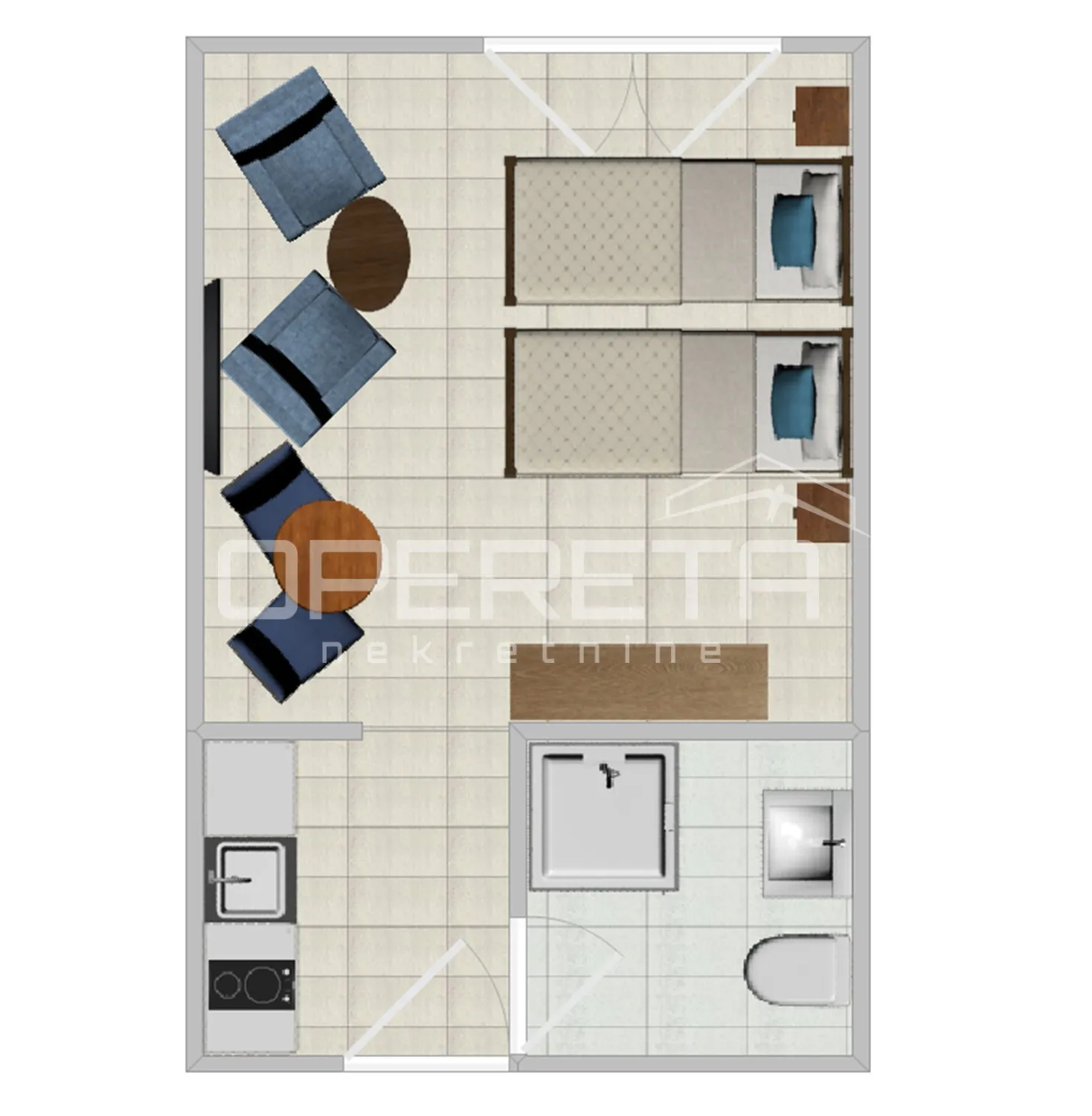 istra, vrsar- studio apartman - slika 7