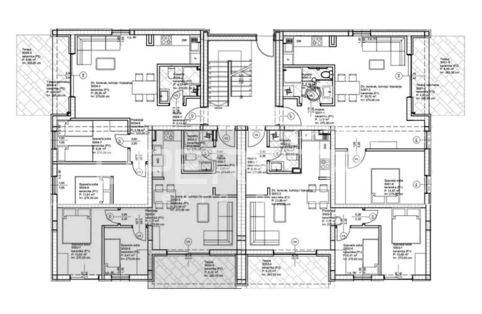 privlaka/zadar - luksuzni projekt 70m od mora, stan g003 - slika 4