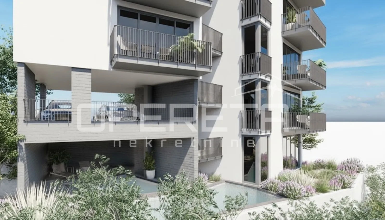 Novogradnja, stan s pogledom na more – Primošten, 63,27 m²