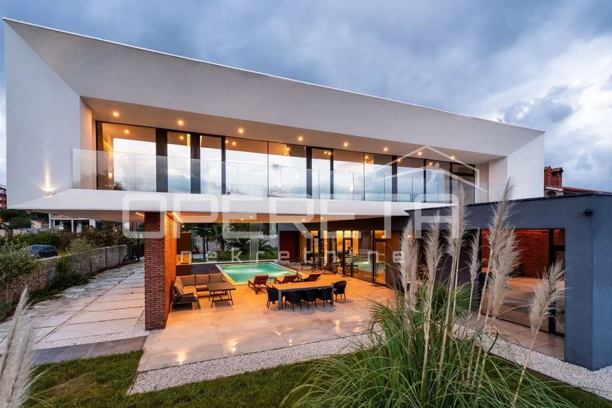 Luksuzna SMART HOME villa s pogledom na more i Infinity bazenom - Ližnjan
