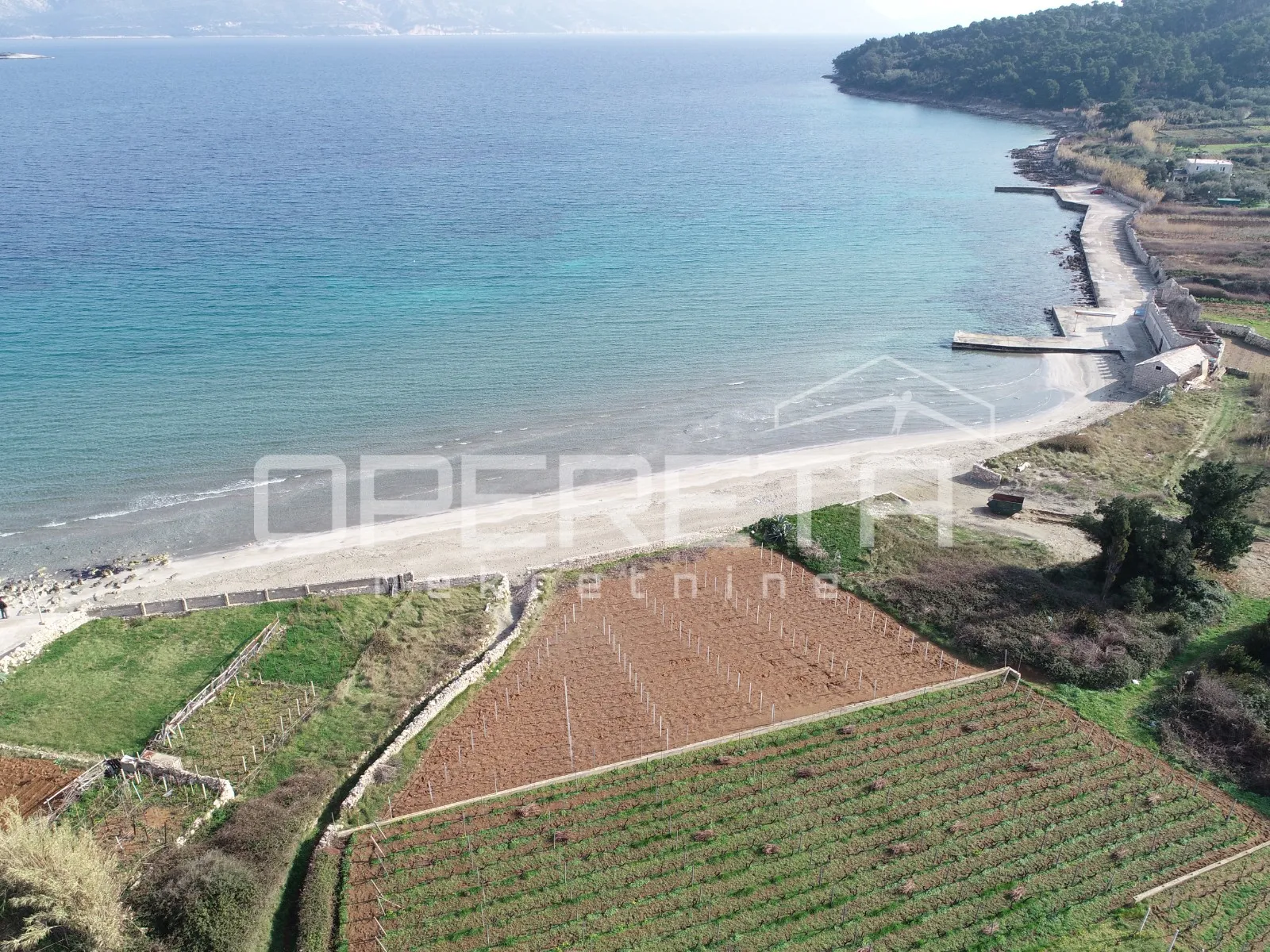 građevinsko zemljište,1171m2, lumbarda, blizu plaže bilin žal - slika 10