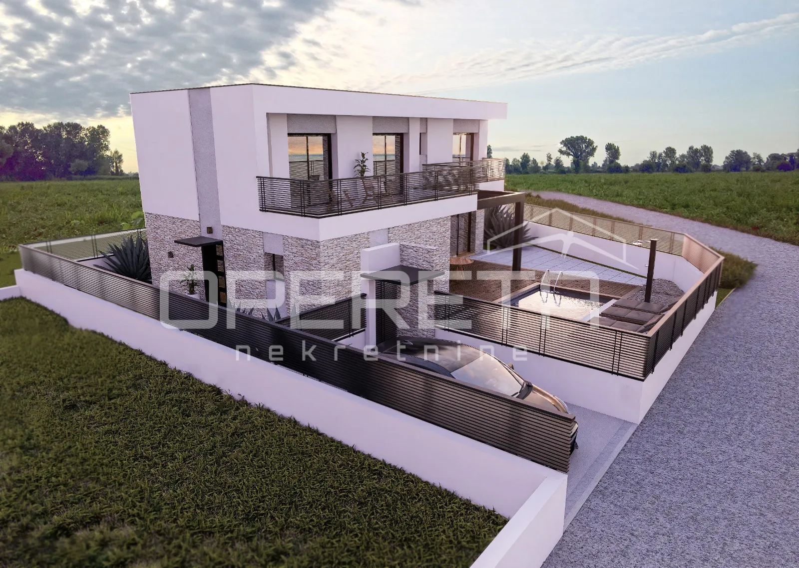 privlaka, moderna vila s bazenom - dovršetak radova početak 2026. - slika 6