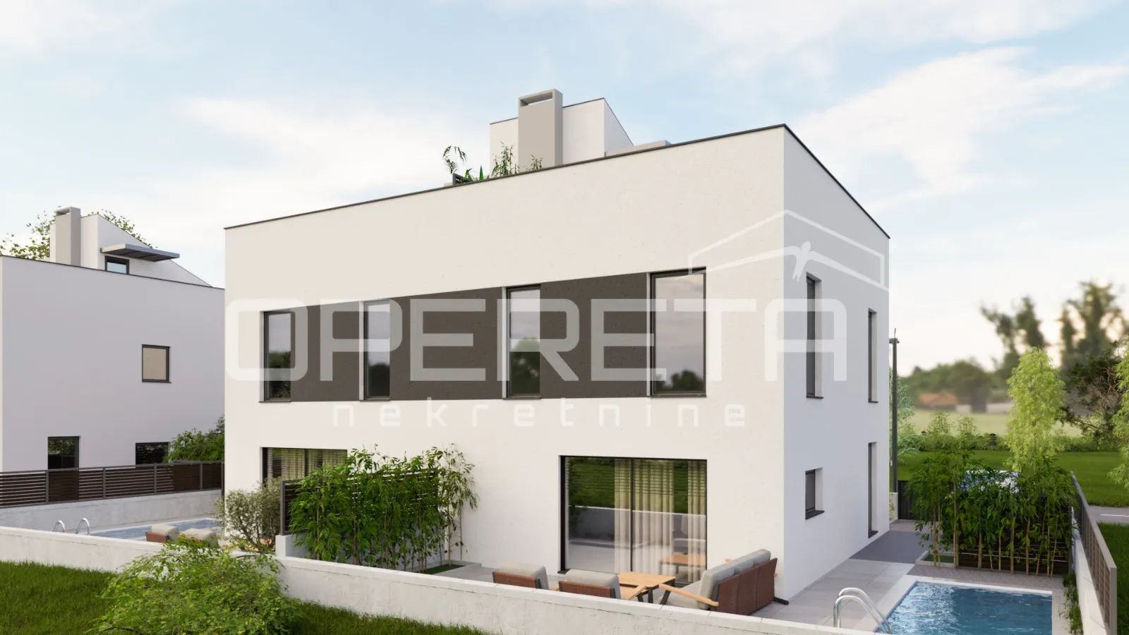 istra, peroj, duplex kuća sa vrtom i bazenom - slika 2