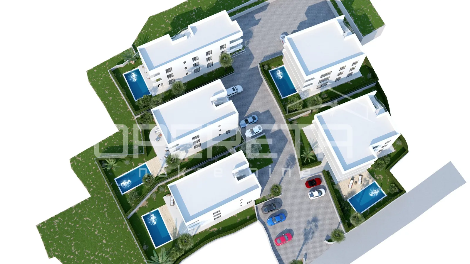 jednosobni stan 2.3b u urbanoj vili, novogradnja, 62,42 m2, okrug gornji, čiovo, - slika 8