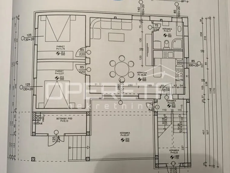 kuća s 5 apartmana, vodice- srima - slika 23