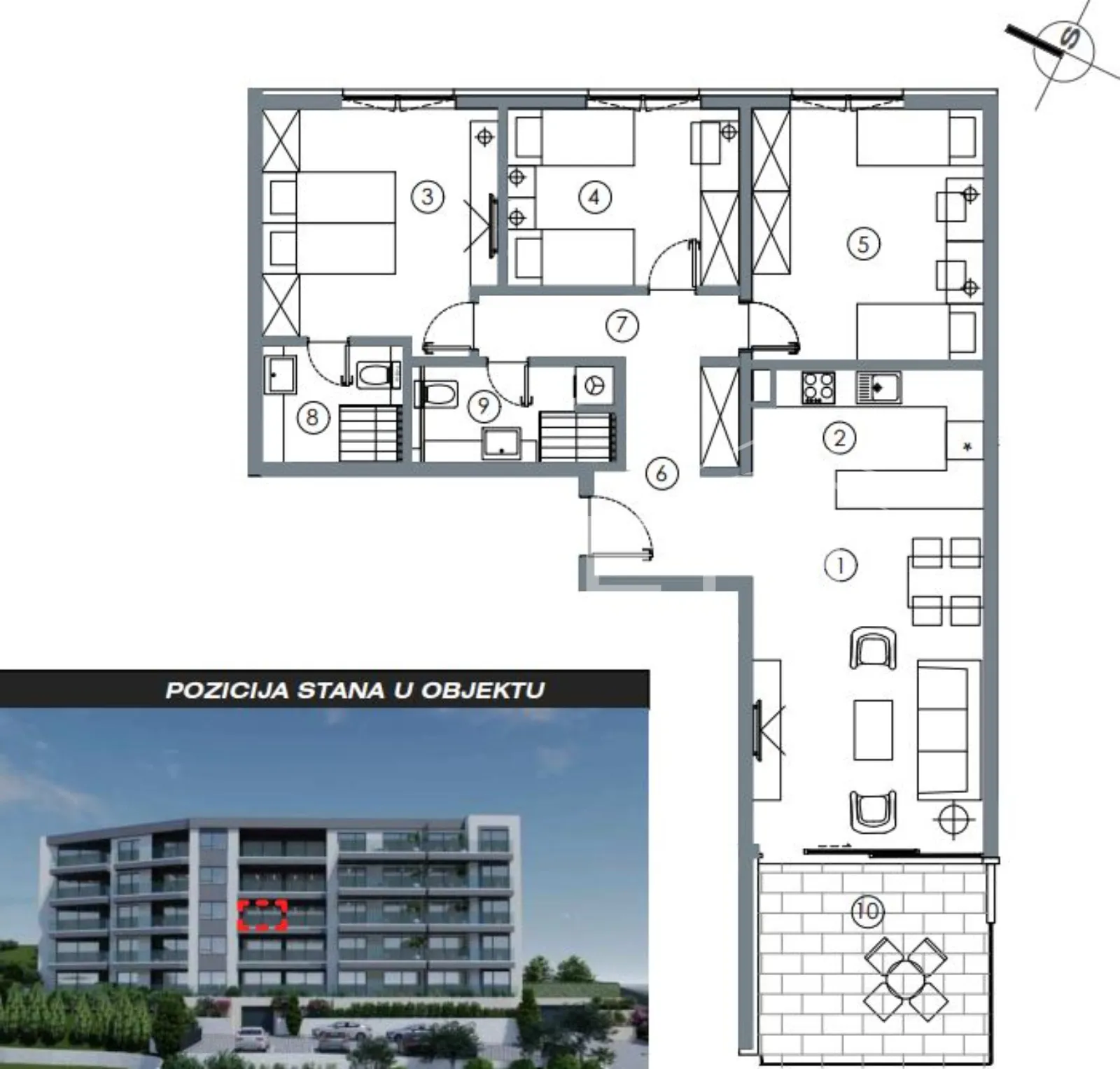 stanovi u izgradnji - makarska - stil i kvaliteta u svakom detalju - slika 32
