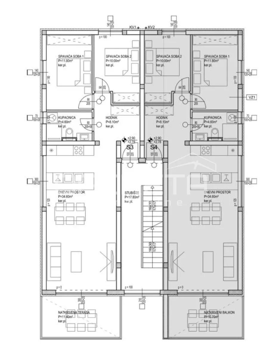 privlaka/zadar - luksuzni projekt 70m od mora, stan a102 - slika 9