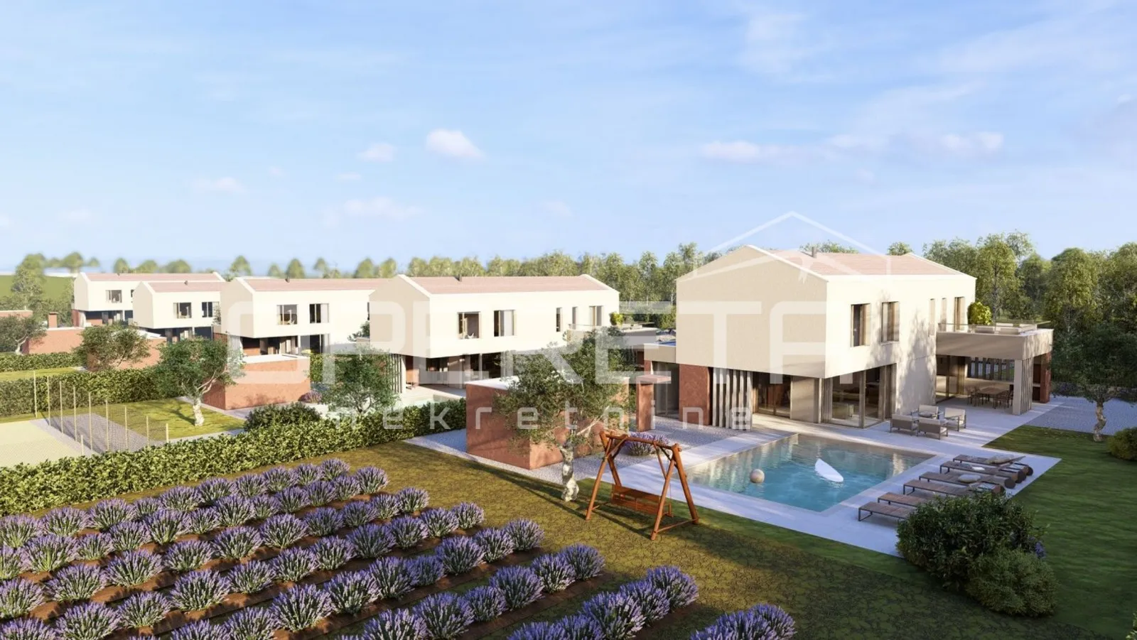 istra, labin, okolica, predivna moderna vila u kompleksu - slika 12