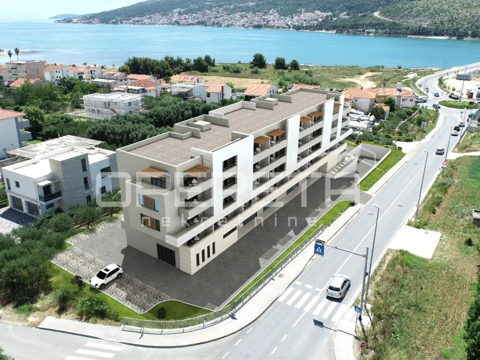 Trogir, jednosoban stan S14 u modernoj novogradnji, 54,45 m²