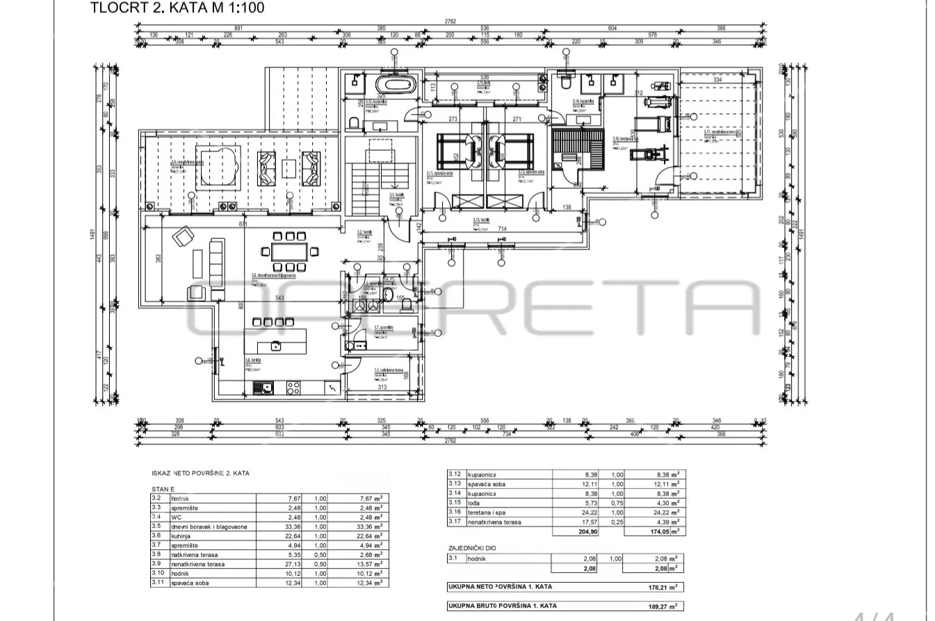 prodaja, stan, poreč, poreč, 3s, 174m2 - slika 10