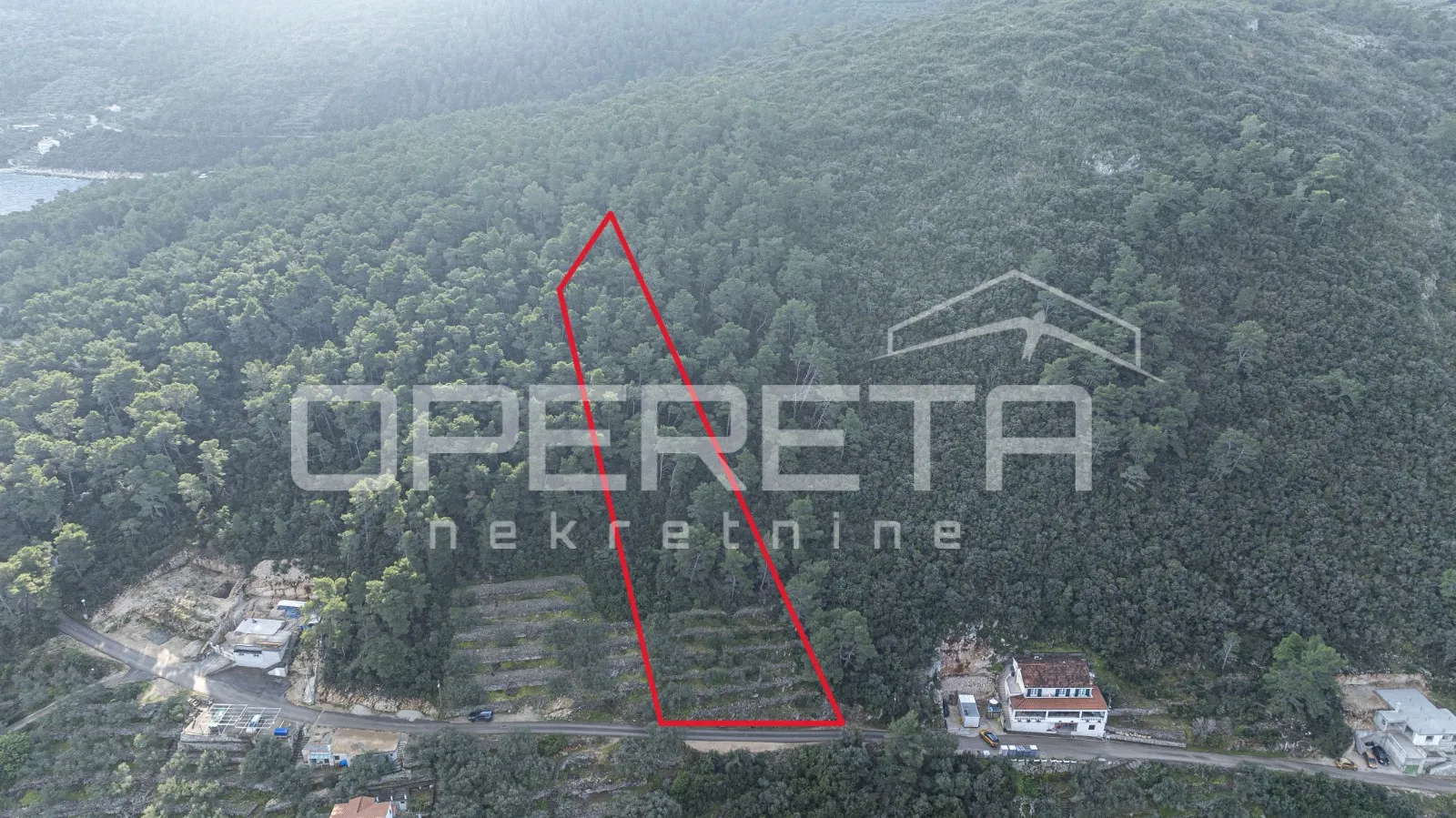građevinsko zemljište od 934 m2, drugi red od mora, otok korčula - slika 14