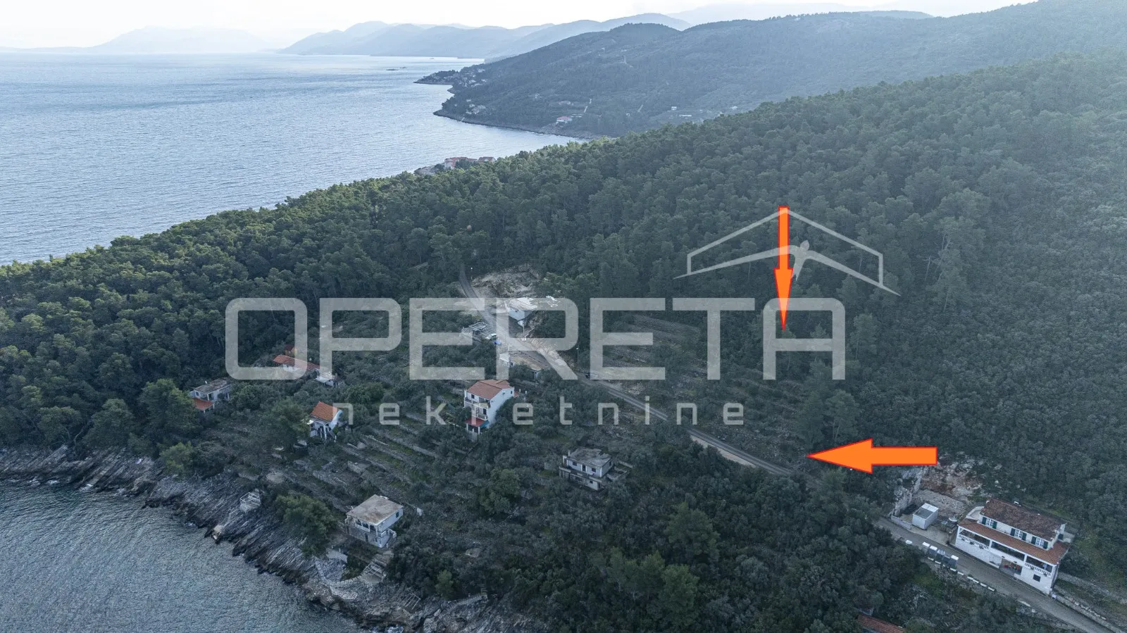 građevinsko zemljište od 934 m2, drugi red od mora, otok korčula - slika 7
