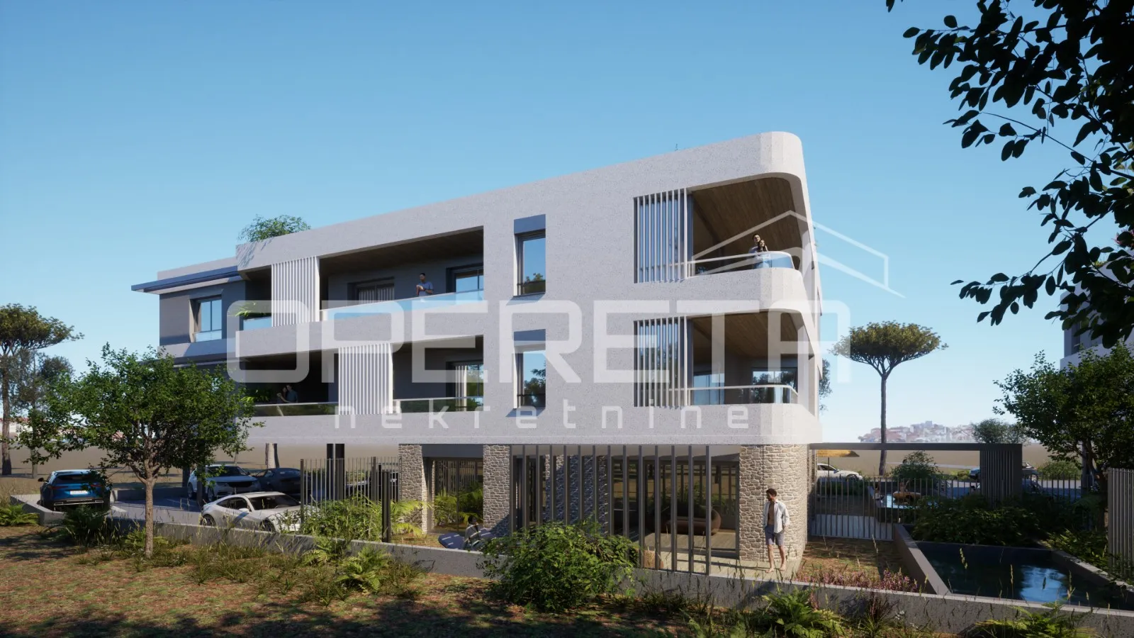 istra, umag – stan 106 m², 2 spavaće, terase, bazen, 500 m od mora - slika 7