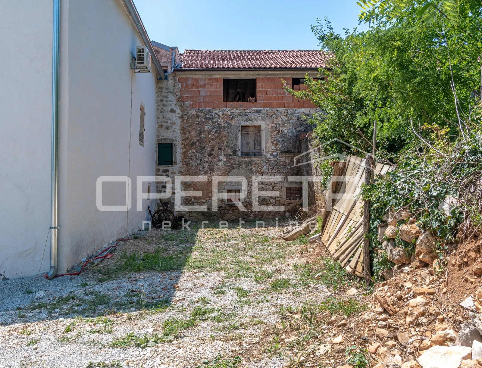 istra, baderna- kuća u nizu s pogledom na more- roh bau - slika 8