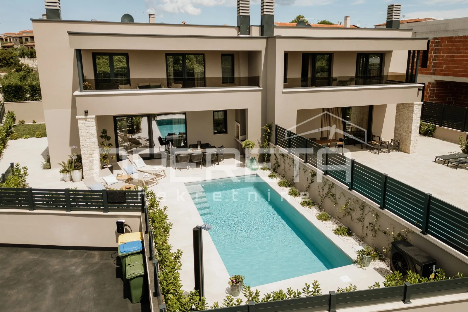 istra, poreč okolica - moderna dvojna kuća s bazenom – 700 m od mora - slika 2