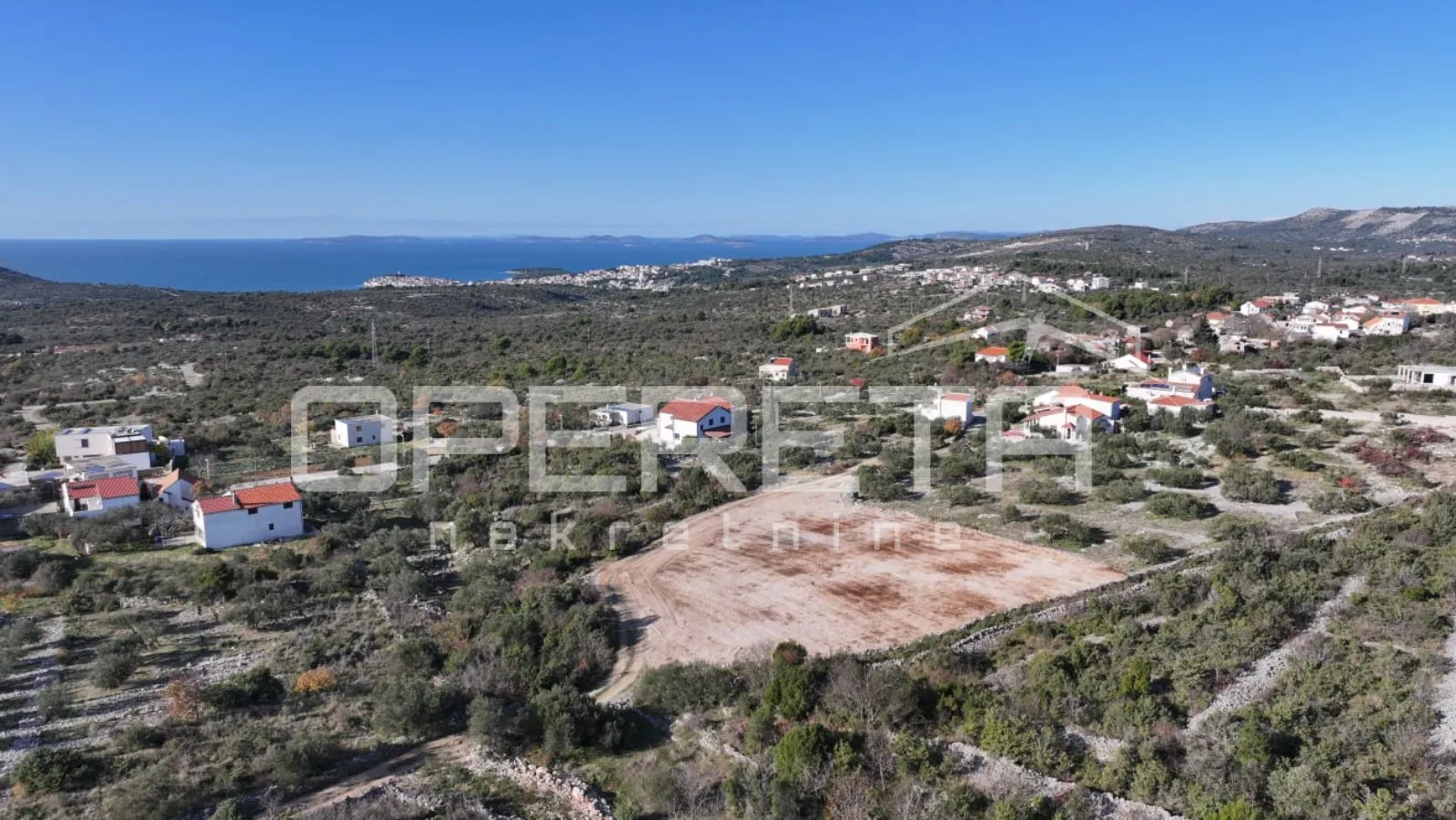 zemljište u primoštenu s panoramskim pogledom na more- idealno za gradnju vile - slika 5
