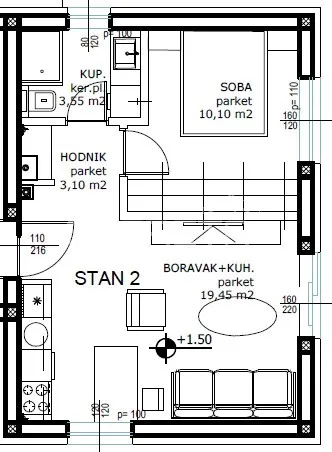 prodaja, stan, gornja dubrava, čučerska cesta, 2s, 58m2 - slika 18