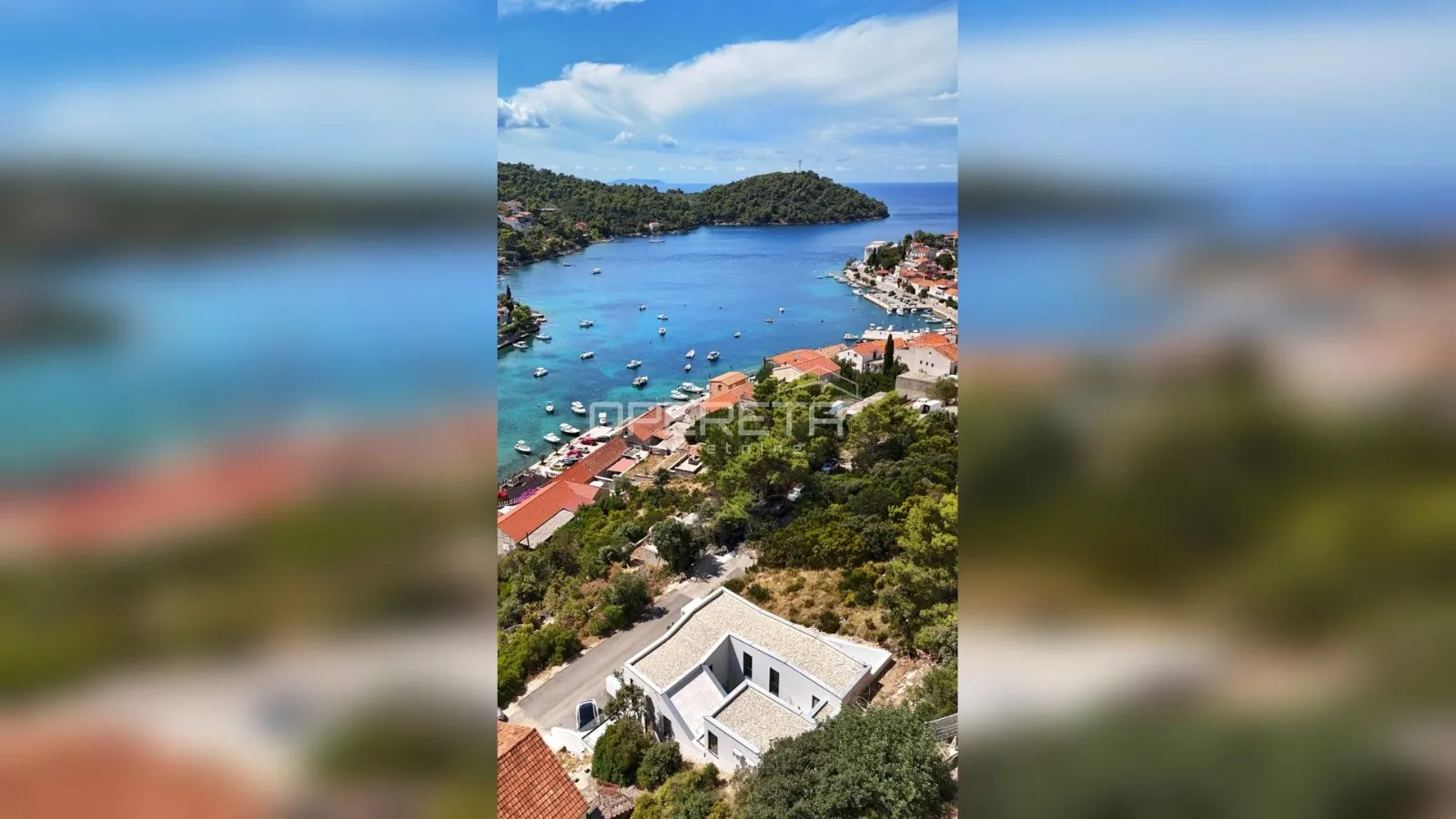 Novoizgrađena dizajnerska vila s bazenom, Brna, otok Korčula