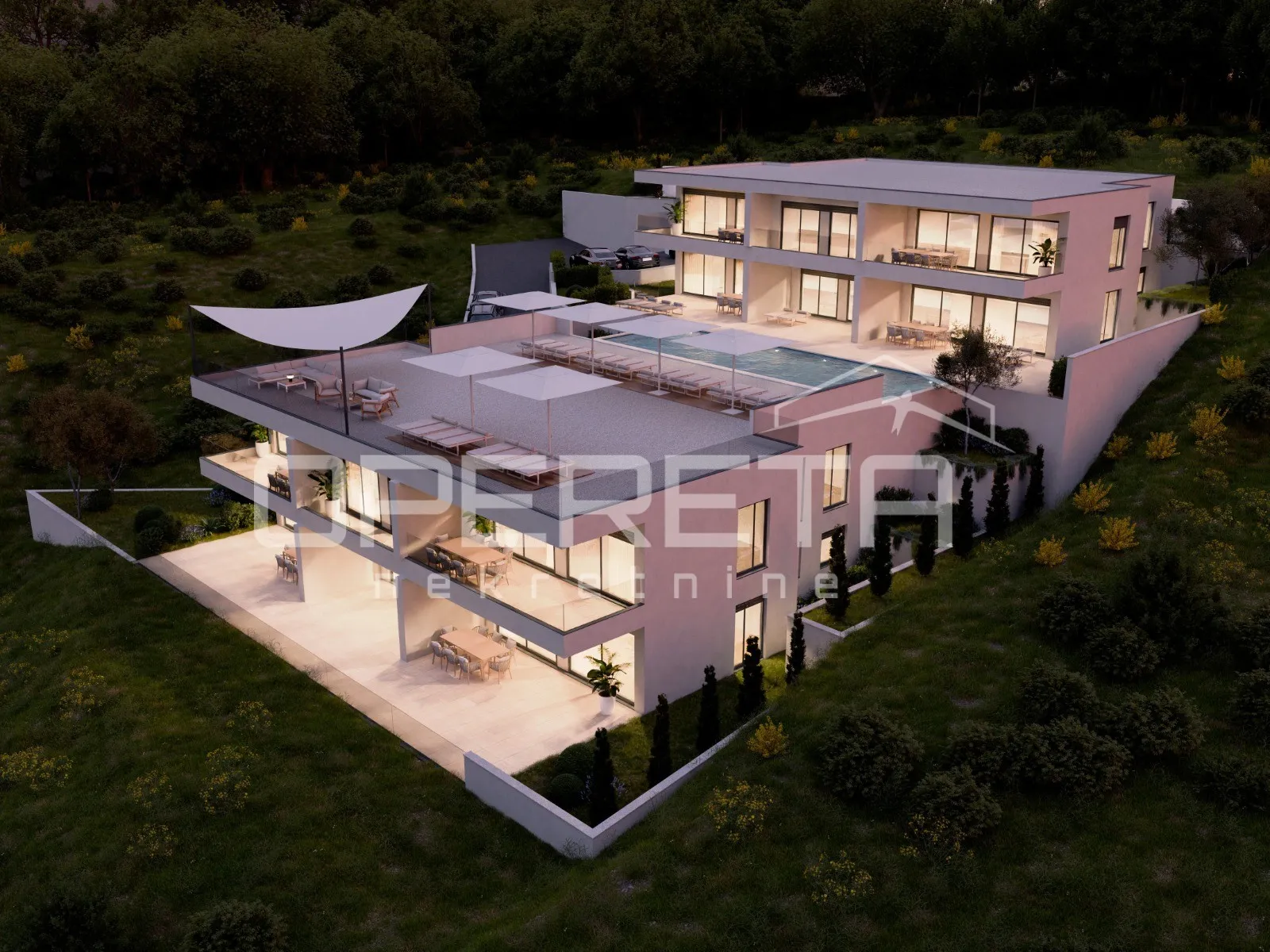 luksuzna novogradnja, dvosoban apartman s bazenom, 95 m2, pag, bošana - slika 3